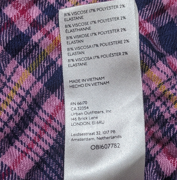 FREE PEOPLE Pink Milo Plaid Dress - Picture 12 of 12